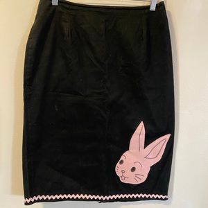 Pinup bunny pencil skirt